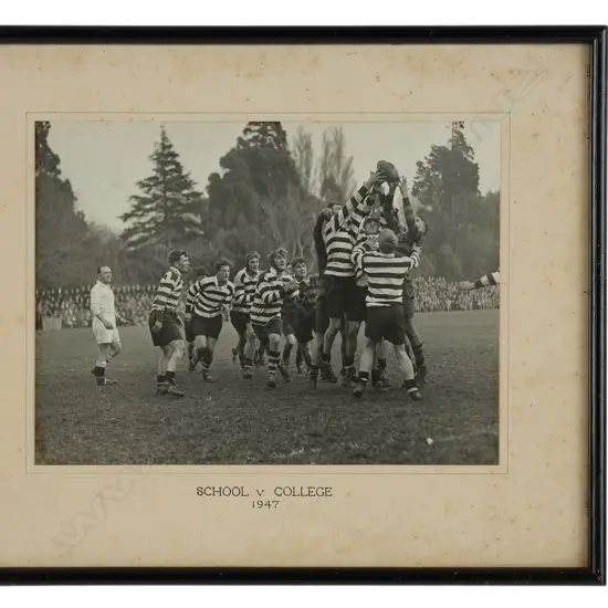 Unidentified photographer - Christchurch Boys' High School v. Christs College 1947',